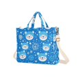 thumbnail image 7 of FORMRS Womens Corduroy Tote Bag Crossbody Shoulder Handbag with Pocket, Blue Bears, 7 of 7