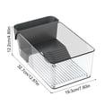 thumbnail image 6 of mdesiwst Turtle Tank with Basking Platform Small Plastic Clear Aquarium Tank Desktop Micro Terrarium Habitat for Turtles Crayfish Crab Lizardt, 6 of 7