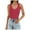 Red, variant on QYZEU Summer Tank Tops for Women Solid Color Ribbed Knit Tank Tops V Neck Slim Fitted Tops Casual Basic Sleeveless Running Tops Soft Lightweight Tank Tops White M