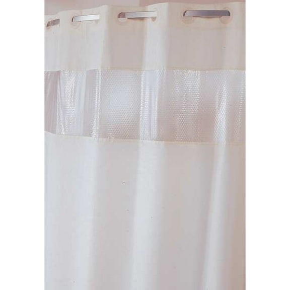 Hookless Shower Curtain,77 in L,71 in W,Beige HBH41BUB05WAM