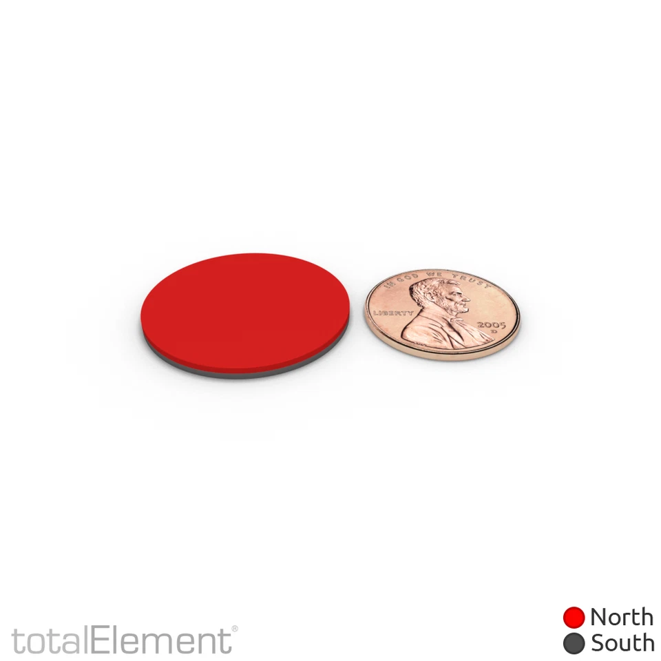 CIRCLE- 1 X 1/16 Inch Neodymium Rare Earth Disc Magnets N42 (12 Pack)