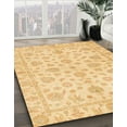 thumbnail image 3 of Ahgly Company Machine Washable Indoor Rectangle Abstract Mustard Yellow Area Rugs, 8' x 12', 3 of 7