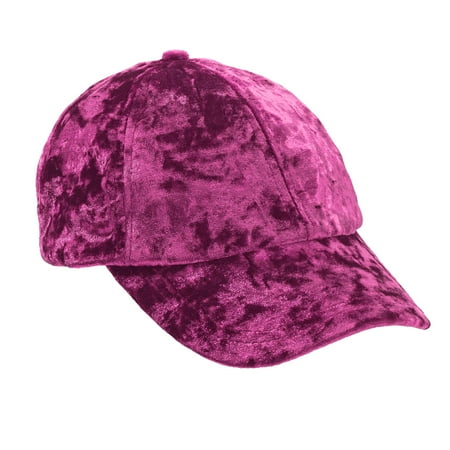 Women's Velvet Baseball Cap