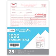 1096 2026 Transmittal Tax Forms, 25 Pack