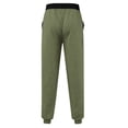 thumbnail image 3 of Qiyuancai Male Casual Fitness Running Pants Casual Pants Color Block Pockets Pants 10 Star, 3 of 5