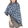 thumbnail image 4 of Coofit Winter Scarf Leopard Print Artificial Wool Blanket Scarf Shawl Scarf for Ladies, 4 of 10
