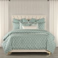 thumbnail image 3 of Siscovers The Great Gatsby At The Gate Art Deco Duvet & Insert Set Sea Blue King 6 Piece, 3 of 5