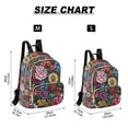thumbnail image 2 of FORMRS Mini Backpack Purse for Women Travel Daypack Casual Shoulder Bag, Vibrant Flowers Pattern, 2 of 7