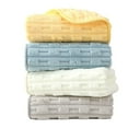 thumbnail image 3 of Zhuge 27.56*55.12in Premium Coral Fleece Plush Bath Towel Set 4 Pieces, White Super Soft Highly Absorbent Towels for Bathroom, Travel & Everyday Use, 3 of 5