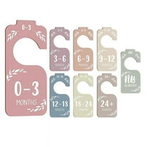 16PCS Wooden Baby Closet Dividers Baby Clothes Organizer