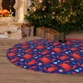 thumbnail image 5 of KLL 30" Christmas Tree Skirt Cute Crabs Xmas Tree Skirts Mat for New Year Xmas Holiday Party Indoor Outdoor Home Decoration, 5 of 5