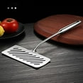 thumbnail image 7 of Steak Spatula, Wide Stainless Steel Shovel Slotted Fried Fish Steak Spatula with Long Handle, Grilling Turner for Burgers Fish & BBQ(silver)$$Garden & Patio, 7 of 7