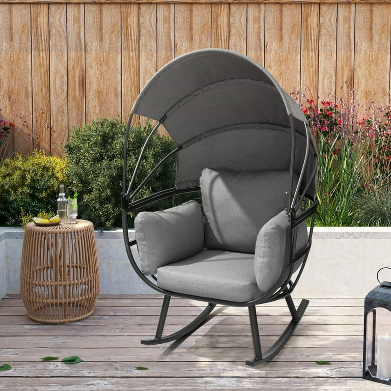 Rocking egg chair sales