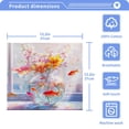 thumbnail image 5 of BZSMCE Towel Cotton Face Towel Soft Hand Towels Fashion Radiant Floral Aquarium Pattern, 5 of 9