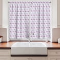 thumbnail image 2 of Ambesonne Octopus Kitchen Curtains, Starfish Sea Animals Art, 55"x45", Soft Pink Pale Fuchsia, 2 of 3