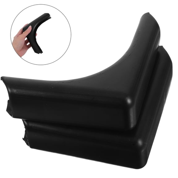 KONTONTY 1 Pair Plastic Chair Tube Caps Replacement Chair Leg Protectors Nonslip Chair Foot Caps Anti-Skid Furniture Pads For Beach Chairs Camping Chairs Folding Chairs