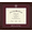 Maroon, variant on Morehouse College Diploma Frame, Document Size 14" x 11"