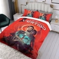 thumbnail image 3 of Vértigo Conjunto de sábanas temático, trío de piezas, cómodo y amigable con la piel, diseño único, regalo de decoración para el hogar para familiares, amigos y fans,140cm *210cm, 3 of 6