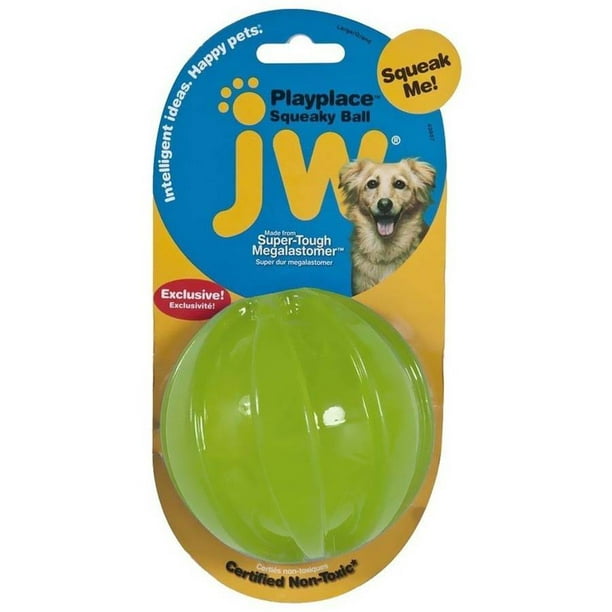 JW Pet Squeaky Ball Toy, Large
