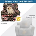 thumbnail image 4 of Kuiaobaty Hedgehog Print Recliner Chair Cover for Large Recliner Reclining Sofa Slipcover Washable Reclining Slipcover Comfortable Lazy Boy Chair Cover with Elastic Bottom for Living Room, 4 of 8
