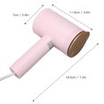 thumbnail image 2 of Mini Ironing Machine Pink 30W Fabric Shaver Function Portable Handheld Steam Iron for Family Travel US Plug 110‑240V, 2 of 8