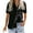 Black-14, variant on Mittory Womens Plus Size Tops Button Down Roll-Up Cuffed Short Sleeve Casual Shirts Collared Summer Lightweight Blouse