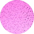 thumbnail image 1 of Ahgly Company Indoor Round Abstract Pink Modern Area Rugs, 8' Round, 1 of 4