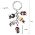 thumbnail image 4 of Demon Slayer Kimetsu No Yaiba Llavero Figura De Dibujos Animados Kamado Tanjirou Nezuko Acrílico Pendent Para Hombres Mujeres Accesorios, 4 of 4