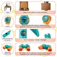 thumbnail image 4 of Set de camping Qtioucp Kids con mesa plegable, tienda de campaña y linterna, 4 of 6