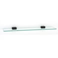 thumbnail image 4 of Alno A6550-24 Cube 24" Wide Glass Shelf - Brass, 4 of 6