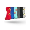 thumbnail image 5 of Wonder Nation Boys Snack Food Mid-Crew Socks, 6-Pack, Sizes S-L, 5 of 12