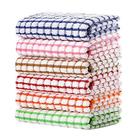 CGZQFEI 16x25In Cotton Kitchen Towels - Ultra Soft Absorbent Dishcloths for Washing Dishes, Glassware Drying & Hand Towel Replacement