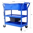thumbnail image 2 of Heavy Duty 20 Gallon Portable Parts Washer 325 GPH Pump with Drain Tray, 2 of 10