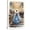 Frame-style, variant on Elegant Watercolor Blue Gown Woman Canvas Wall Art Grand Ballroom Gold Staircase Poster Royal Gala Fashion Painting Prints for Living Room Bedroom Home Decor