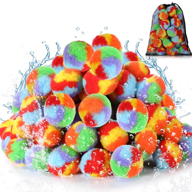 50 bolas de agua reutilizables y coloridas de HydrEn, 6 cm