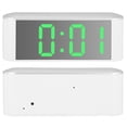 thumbnail image 4 of Reloj despertador multifuncional con pantalla de temperatura y LED de color verde, 4 of 8