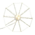 thumbnail image 6 of Kurt S. Adler Kurt Adler 12-Inch Warm White LED Foldable Metal Sphere, 6 of 9