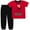 Red Elmo, variant on Marvel Spider Man 2 Piece Jogger Set for Boys, Spidey Short Sleeve Shirt and Sports Pants, Size 3T Gray