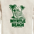 thumbnail image 3 of Instant Message - Myrtle Beach Alligator - Toddler & Youth Crewneck Fleece Sweatshirt, 3 of 6