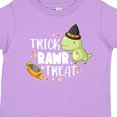 thumbnail image 4 of Inktastic Halloween Trick Rawr Treat with Dinosaur Boys or Girls Toddler T-Shirt, 4 of 5