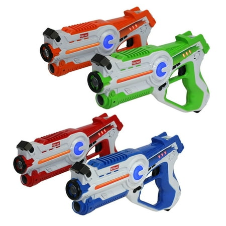 Kidzlane Infrared Laser Tag Game Indoor and Outdoor Activity - Mega Pack set of (Best Laser Tag Guns)