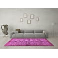 thumbnail image 3 of Ahgly Company Indoor Square Abstract Purple Modern Area Rugs, 3' Square, 3 of 4