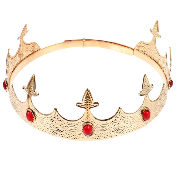 Prince Crown Cosplay Crown Decorative Crown Party Crown Headpiece Vintage Crown for Men