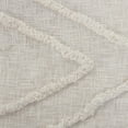 thumbnail image 5 of LR Home Trellis Cotton Woven Washable/Lightweight Coverlets, Queen, Off-White, 5 of 8