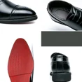 thumbnail image 2 of Classic Cap Toe Brogue Leather Men’s Dress Shoes, Vintage British Style Pointed Toe Oxfords, Non-Slip Formal Shoes for Wedding, Office Work and Formal Occasions, 2 of 7