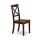 thumbnail image 3 of Set de 2 sillas de comedor East West Furniture BOC-MAH-W Boston, 3 of 6