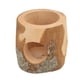 thumbnail image 2 of Tubo de madera para túnel de hámster, escondite con agujero para árbol, escalada, masticación, para conejillo de indias, 2 of 5