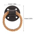 thumbnail image 4 of HEANUJJ 2Set European Retro Door Handle Rustic Hardware For Cabinet Iron And Rope Black For Storage Solutions, 4 of 4
