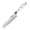 Sliver&White, variant on Klaus Meyer Stahl High Carbon Exclusive German Steel 5.5 inch Kitchen Chef Knife Ultra Sharp Santoku Knife, Japanese Chefs Knife (Black)
