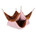 thumbnail image 2 of Hamaca de dos niveles para litera, hamaca para petauros del azúcar, accesorios para jaulas de cobayas Rosado, 2 of 9